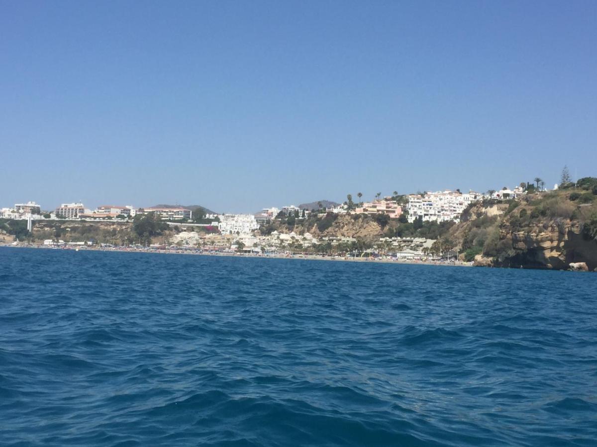 Playa Burriana, Tva Terasser, Havsutsikt, Pool Нерха Екстер'єр фото